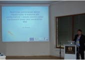 Dr Radoslaw Kowalski w trakcie swojego drugiego wystapienia