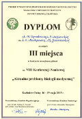 tn dyplom za III miejsce