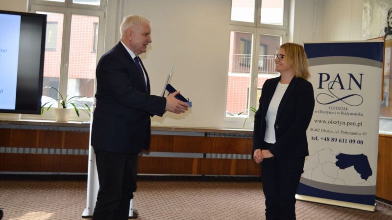 Nagroda Naukowa PAN dla prof. Marioli Dietrich (1)